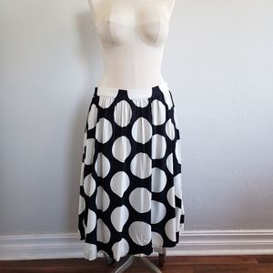 Modcloth Oversized Polkadot Maxi Skirt